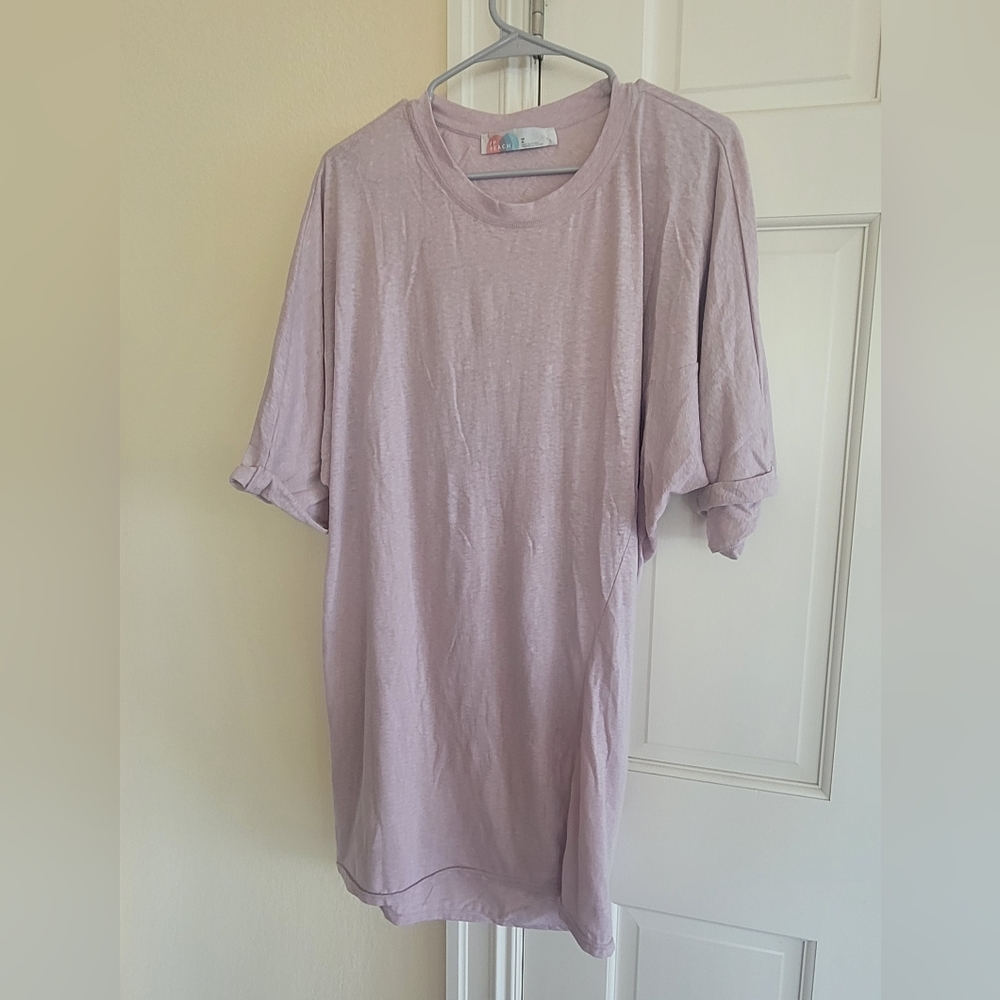 Free People FP Beach Shawna Tunic in Purple/Mauve Sz M